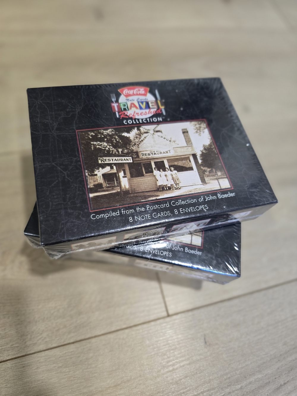 Vintage 1996 Coca-Cola Travel Refreshed Collection Note Cards
